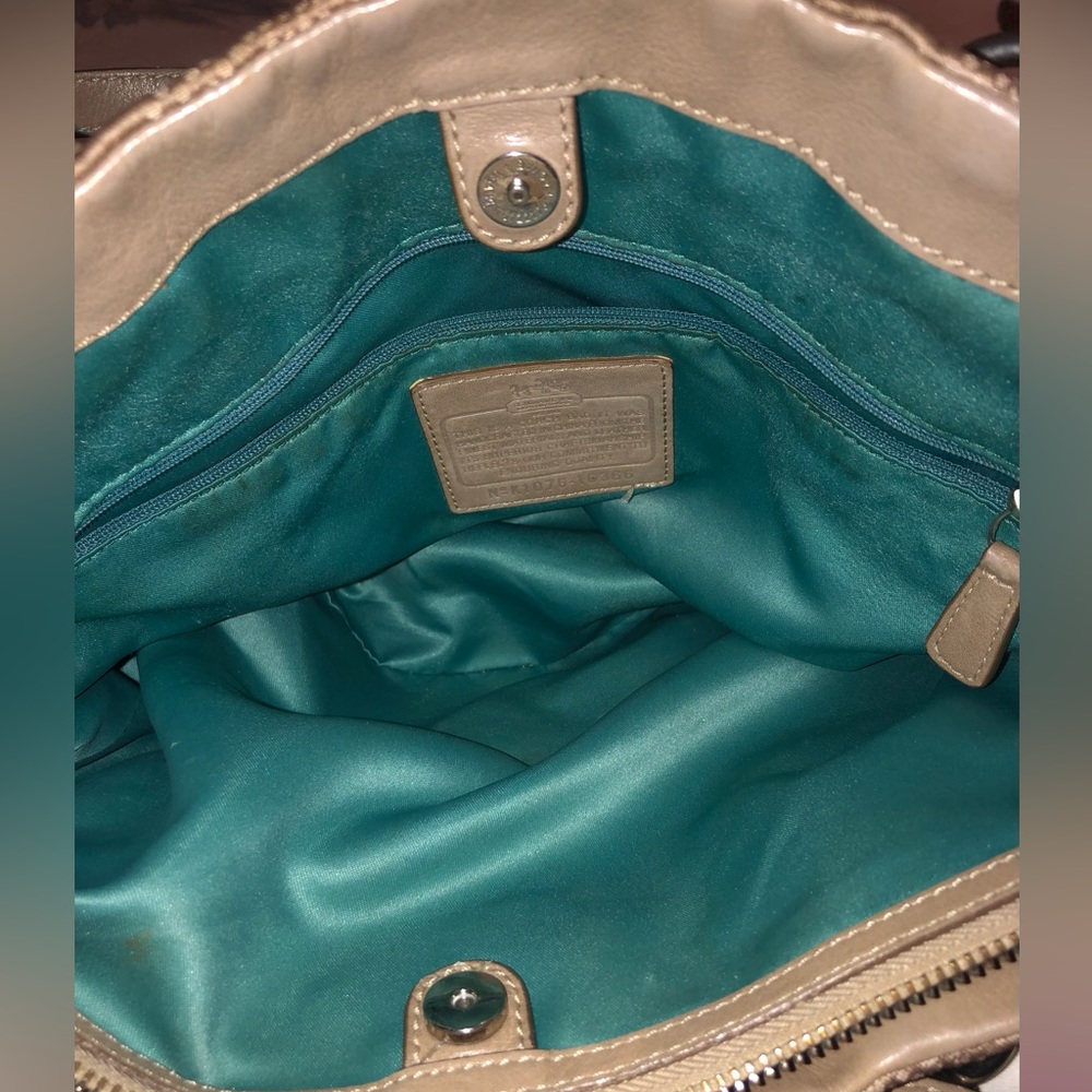 Coach Madison Op Art Dotted Shoulder Bag - Picture 7 of 12